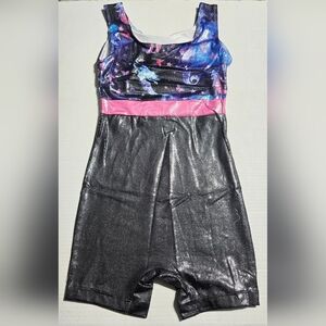 Girls Gymnastics Leotards‎  Unitard Biketard Clothes Cute Tumbling 9/10